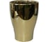 Керамическое кашпо Scheurich 608 MIRROR GOLD диам. 17 см, зеркальное золото 061273 1