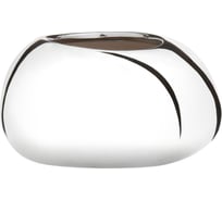 Керамическое кашпо Scheurich 432 Mirror Silver 11х18 см, зеркальное серебро 058274