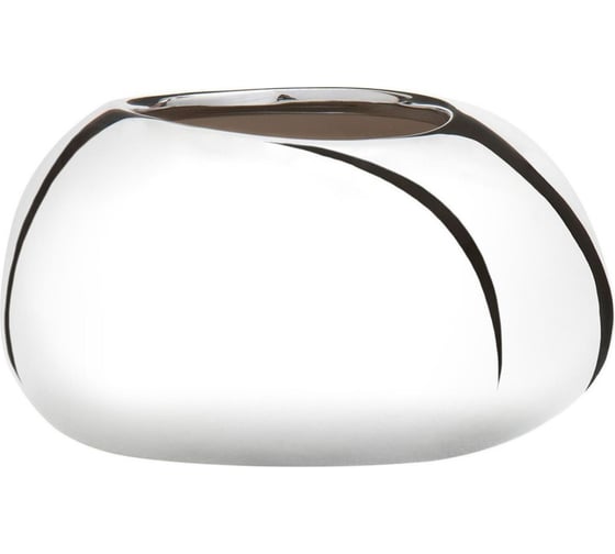 Керамическое кашпо Scheurich 432 Mirror Silver 11х18 см, зеркальное серебро 058274