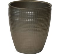 Керамическое кашпо Scheurich 667 Silver Gold диам. 15 см, серебристо-золотой 061263