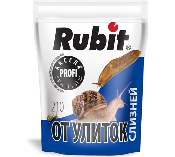 Средство от улиток и слизней RUBIT АКСЕЛА 210 г 93382