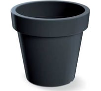 Кашпо пластик ФлораПласт Lofly d39см h36см 27,3л антрацит 069326
