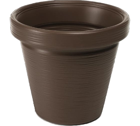 Кашпо LAMELA Sp.z o. 744 Agawa dluto 46х40 см, 40.5 л, мокко 053834 1