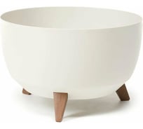 Кашпо на ножках LAMELA Sp.z o. 798 ROMA 33х22 см, 12.4 л, кремовое 064995