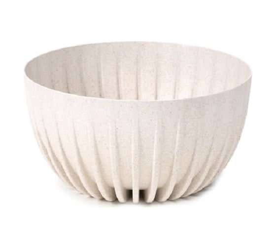 Миска LAMELA Sp.z o. 943 MIRA ECO wood 30х15.6 см, 6.3 л, белое 065061