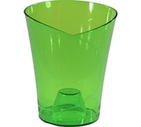 Кашпо bmc Орхидея КШ 6443 14х17.5 см, 1.5 л, зелёное 057613