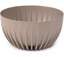 Миска LAMELA Sp.z o. 933 MIRA ECO coffee 24х14 см, 3.6 л, кофе latte 065047