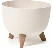 Кашпо на ножках LAMELA Sp.z o. 923 ROMA ECO 33х22 см, 12.4 л, белое 064996