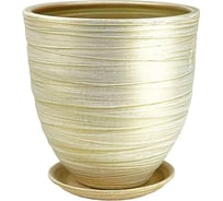 Горшок Сады Аурики 55 424 МОДЕРН бутон оливка, 32 см 063943