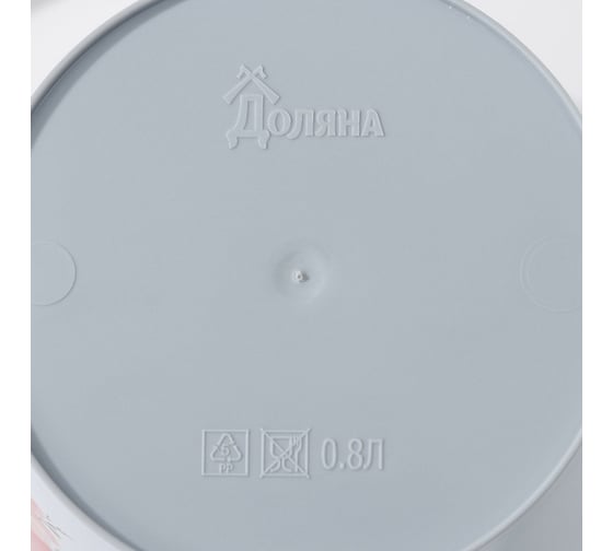 Горшок для цветов Доляна Танец журавлей 0.8 л, голубой 7306161