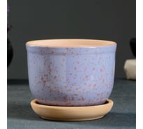 Цветочный горшок Сималенд Ломоносовский сиреневый, 0.7 л 7603584