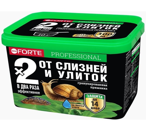 Супер гранулы от слизней и улиток Bona Forte ведро 500 мл (300 г) BF26190011 1