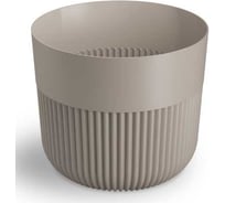 Кашпо пластик Scheurich Alia d17; h14,8см бежевый 074024