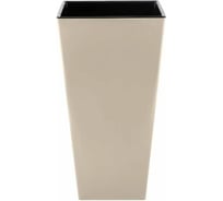 Горшок для цветов InGreen London Cube, 34 л, калифорнийский миндаль 280147