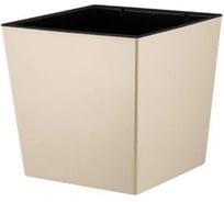 Горшок для цветов InGreen London Cube, 11,6 л, калифорнийский миндаль 280137