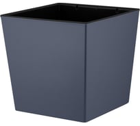 Горшок для цветов London Cube 11,6 л вулканический серый INGREEN 280139