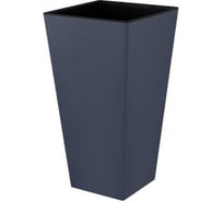 Горшок для цветов Ingreen InGreen London Cube, 34 л, вулканический серый 280146