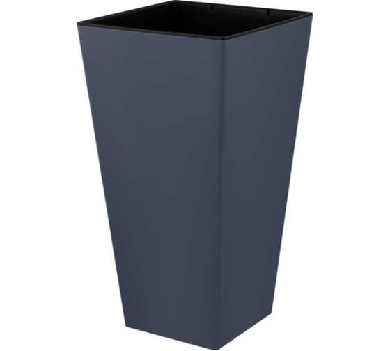 Горшок для цветов Ingreen InGreen London Cube, 34 л, вулканический серый 280146 1