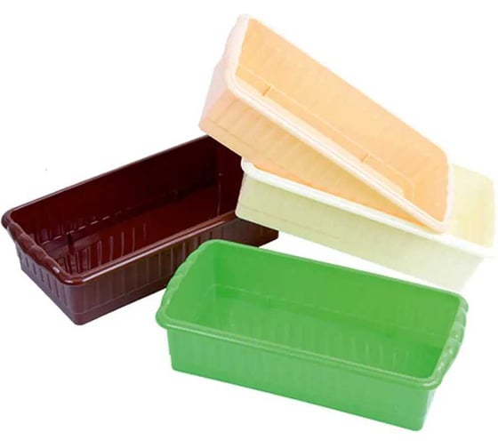 Ящик для рассады ООО КЗНМ Дом и Дача 247x166x82, 3 шт 532731 1