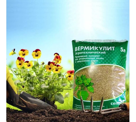 Агротехнический вермикулит CEMMIX 5 л 82578134