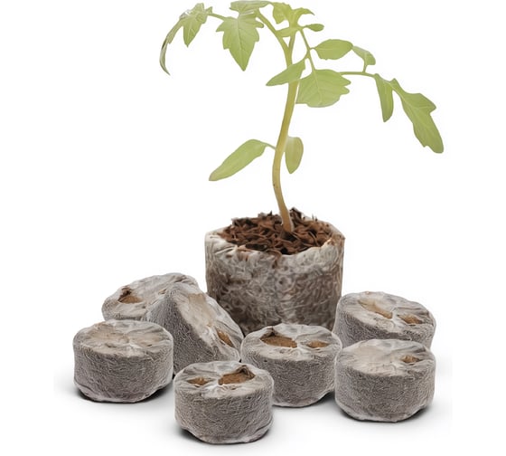 Таблетки для рассады кокосовые ГеоПластБорд 35х10 мм, 50 штук 94.10050.35