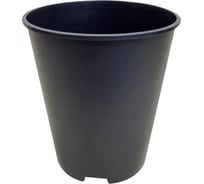 Круглый горшок для роз ГазонCity 11.7x13.5 см, 1 л, черный 0704008