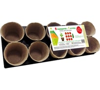 Набор для рассады с торфяными горшками ГазонCity 9 помидоров и 1 огурец 83121547