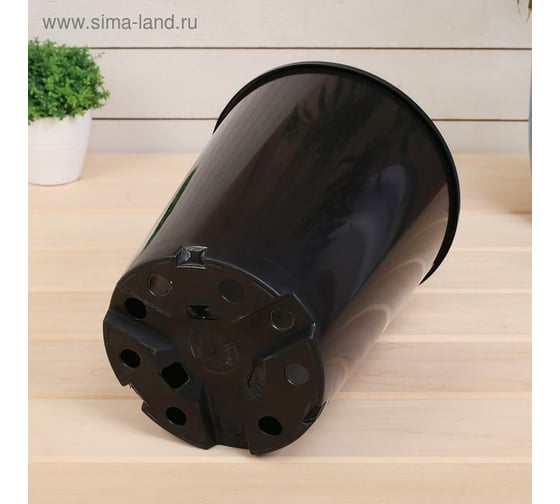 Горшок для рассады Greengo круглый, 7 л, 22x25 см, высокий для роз 5397802