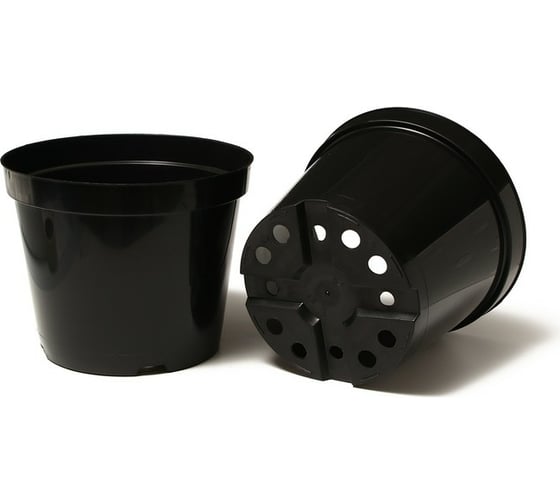 Горшок для рассады Greengo круглый,15 л, 32х24 см, черный 7304144