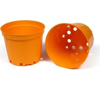 Горшок для рассады Greengo круглый, 5 л, 22x18 см, желтый 7049579
