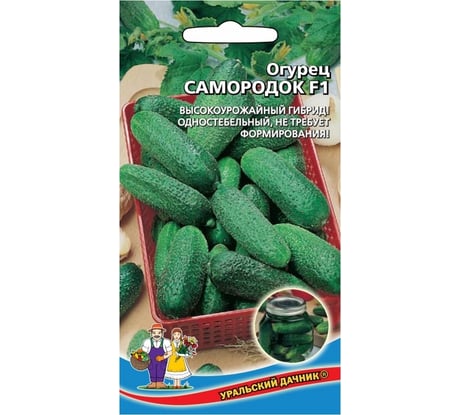 Семена Уральский Дачник огурец корнишон Самородок F1 4620764767450