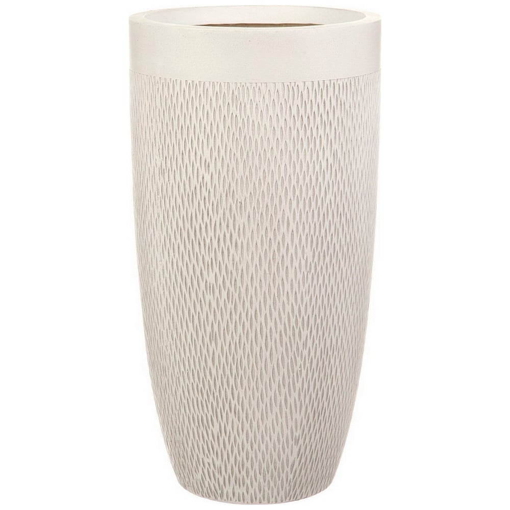 Напольное кашпо для цветов IDEALIST Lite Лотус высокое, круглое, 38х72 ...