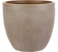 Напольное кашпо для цветов IDEALIST Lite Лотус круглое, 37х33.5 см, 36 л MESHR37-T