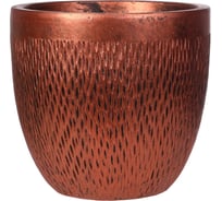 Напольное кашпо для цветов IDEALIST Lite Лотус круглое, 37х33.5 см, 36 л MESHR37-BNZ