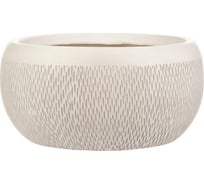 Напольное кашпо для цветов IDEALIST Lite Лотус Чаша 43х21.5 см, 31 л MESHB43-AW