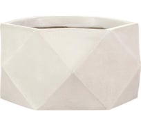 Настольное кашпо для цветов IDEALIST Lite Геометри Чаша, 30х30х15 см, 10 л DBOWL30-AW