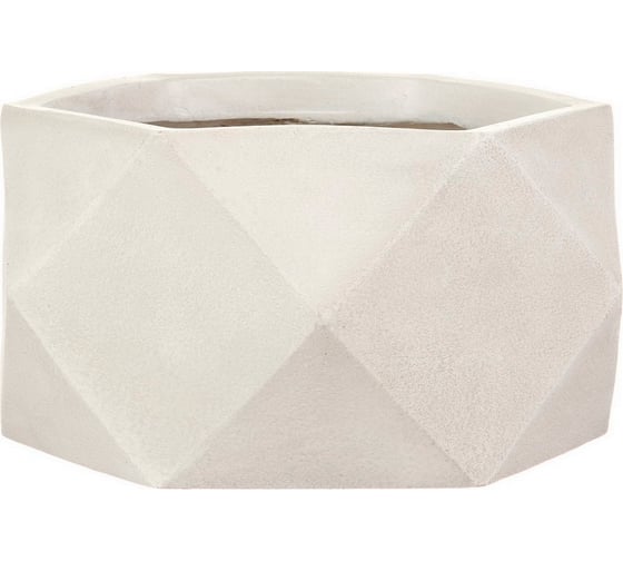Настольное кашпо для цветов IDEALIST Lite Геометри Чаша, 30х30х15 см, 10 л DBOWL30-AW