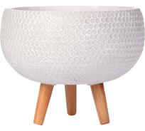 Напольное кашпо на ножках IDEALIST Lite Ханни Чаша, 36.5х29 см, 15.9 л HON-AW-36