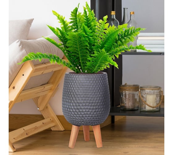 Напольное кашпо на ножках IDEALIST Lite Ханни Ваза, 32х43 см, 21.9 л HON-VASE-G-32