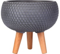 Напольное кашпо на ножках IDEALIST Lite Ханни Чаша, 27.5х25 см, 6.6 л HON-G-27