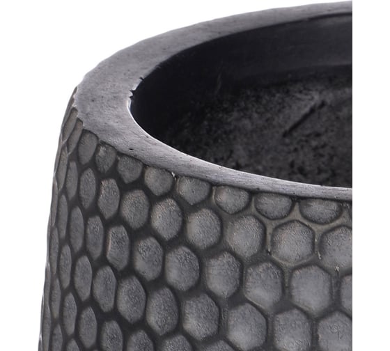 Напольное кашпо на ножках IDEALIST Lite Ханни Ваза, 22х34 см, 6.9 л HON-VASE-BLK-22