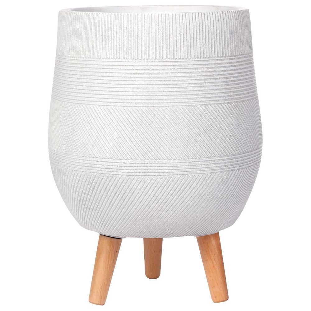 Напольное кашпо на ножках IDEALIST Lite Страйп 31.5х43 см, 21.2 л ...