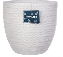 Напольное кашпо IDEALIST Lite Плейт 37х34.5 см, 37.1 л BMB-R-37-AW