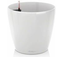 Напольное кашпо с системой полива Lechuza Classico 70х65 мм, белое 14660