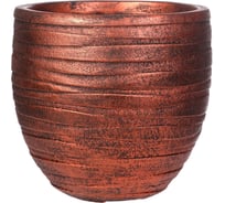 Настольное кашпо для цветов IDEALIST Lite Роу Круглое, 27х25.5 см, 14 л ROWR27-BNZ