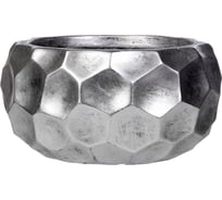 Настольное кашпо для цветов IDEALIST Lite Мозаик Чаша, 29.5х15 см, 10 л MBOWL29-SLV