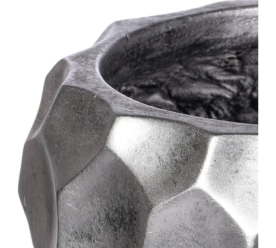 Настольное кашпо для цветов IDEALIST Lite Мозаик Чаша, 29.5х15 см, 10 л MBOWL29-SLV