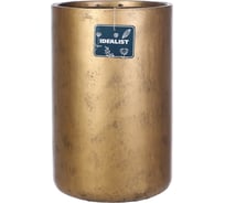 Напольное кашпо IDEALIST Lite Крисмас, цилиндр, 26х45 см, 23.9 л V-XMAS-GLD-26