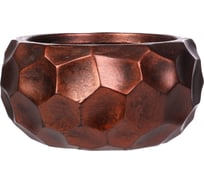 Настольное кашпо для цветов IDEALIST Lite Мозаик Чаша, 29.5х15 см, 10 л MBOWL29-BNZ