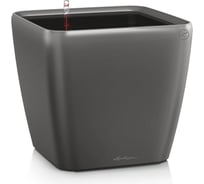 Напольное кашпо с системой полива и съемным горшком Lechuza Quadro 50 LS антрацит 16283